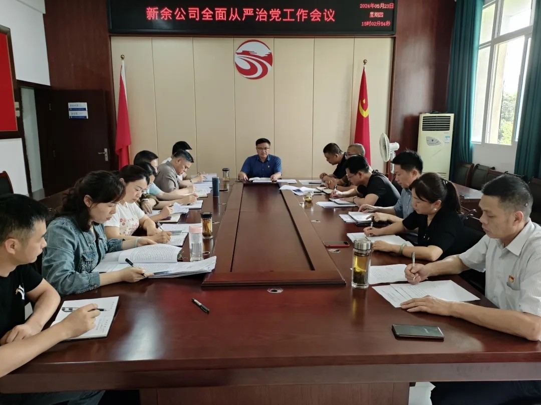 新余公司:召開2024年全面從嚴(yán)治黨工作會議